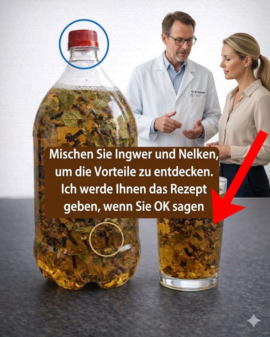 🌿 Ingwer mit Nelken mischen: Das natürliche Heilmittel, das alle überrascht