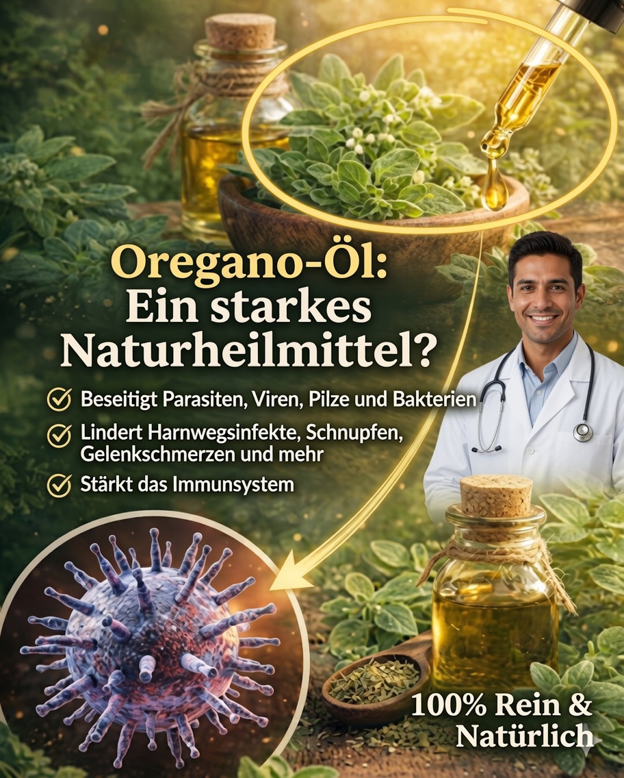 🌿 Oreganoöl: 15 wissenschaftlich belegte Vorteile für Ihre Gesundheit