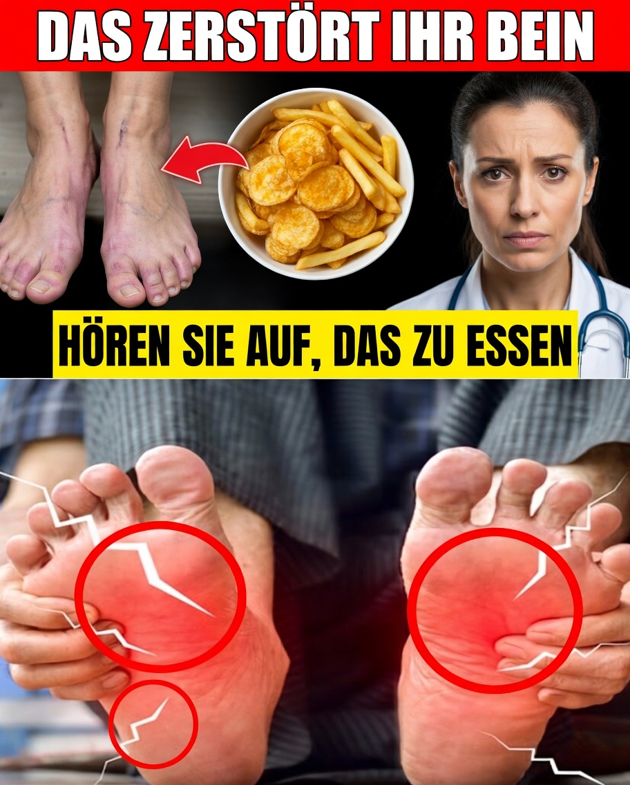 Senioren, aufgepasst: 15 Lebensmittel, die Taubheitsgefühle und Kribbeln in den Füßen unbemerkt verschlimmern können