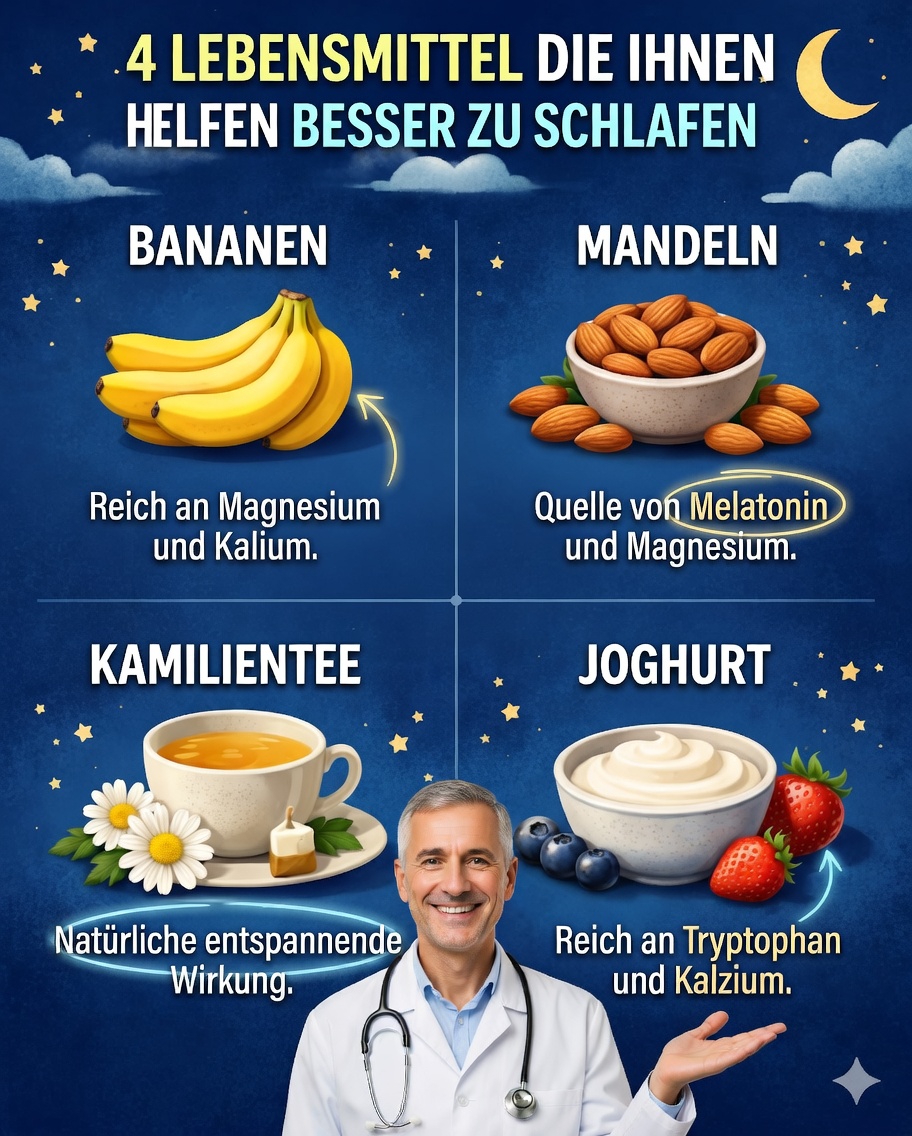 🌙 Früchte, die auf natürliche Weise einen besseren Schlaf fördern