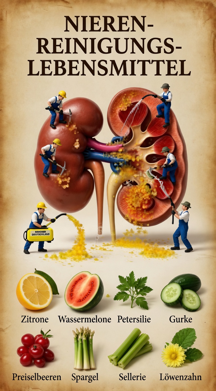 Entdecke 7 einfache tägliche Gewohnheiten und Lebensmittel, die deine Nierengesundheit auf natürliche Weise unterstützen können