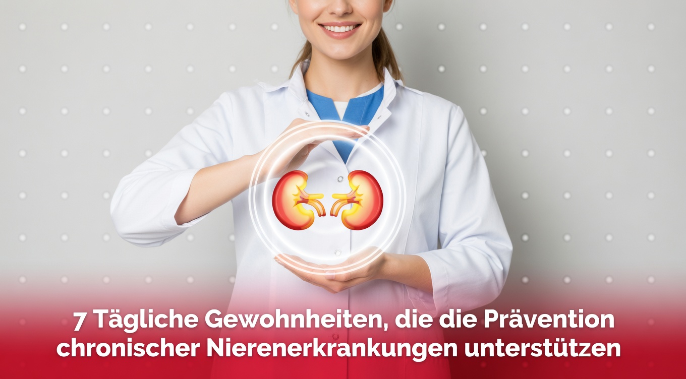 Entdecke 7 einfache tägliche Gewohnheiten und Lebensmittel, die deine Nierengesundheit auf natürliche Weise unterstützen können