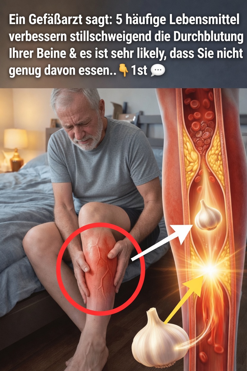 5 alltägliche Lebensmittel, die eine bessere Durchblutung Ihrer Beine unterstützen können – ein Gefäßarzt hebt hervor, was viele Menschen übersehen