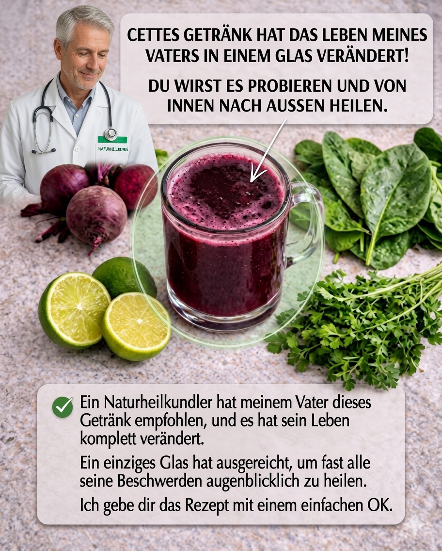 🥤✨ Der Wunder-Smoothie: Das natürliche Getränk, das Ihre Gesundheit verändern kann