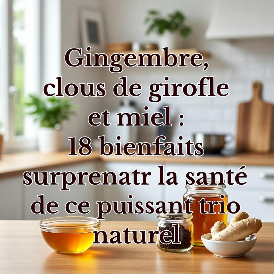 Ingwer, Nelken und Honig: 18 überraschende gesundheitliche Vorteile dieses kraftvollen natürlichen Trios.