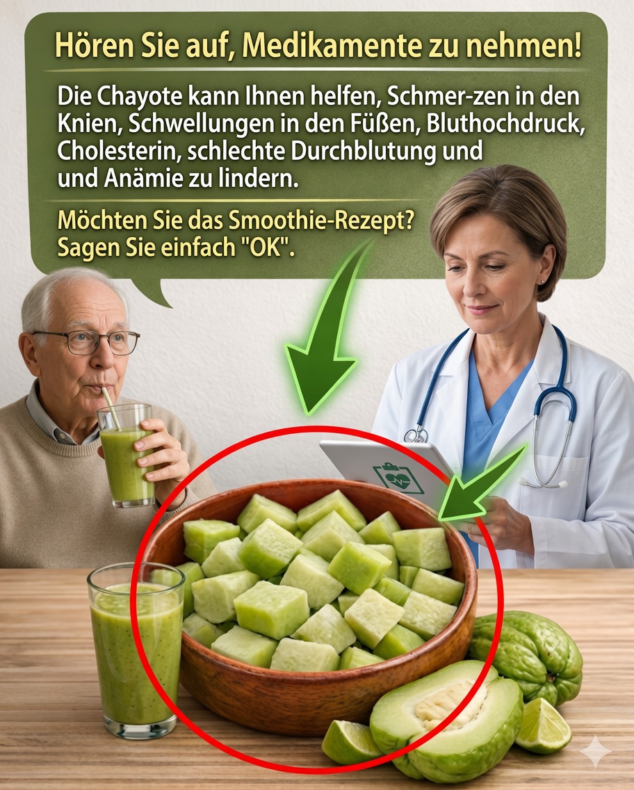 🥒🥤 Chayote-Saft: das natürliche Getränk, das Ihre Gesundheit verändern kann