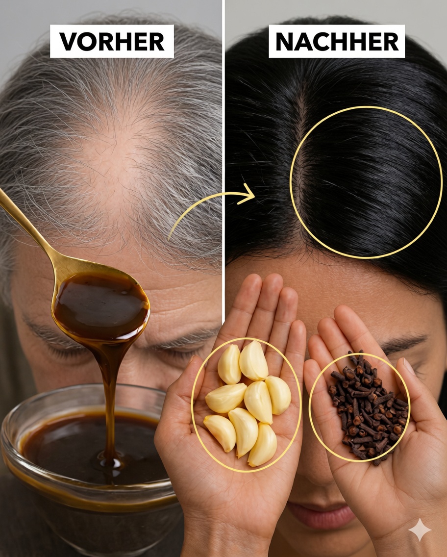 🧄🌿 Natürliches Heilmittel auf Basis von Knoblauch und Gewürznelken: Stärken Sie Ihr Haar auf natürliche Weise