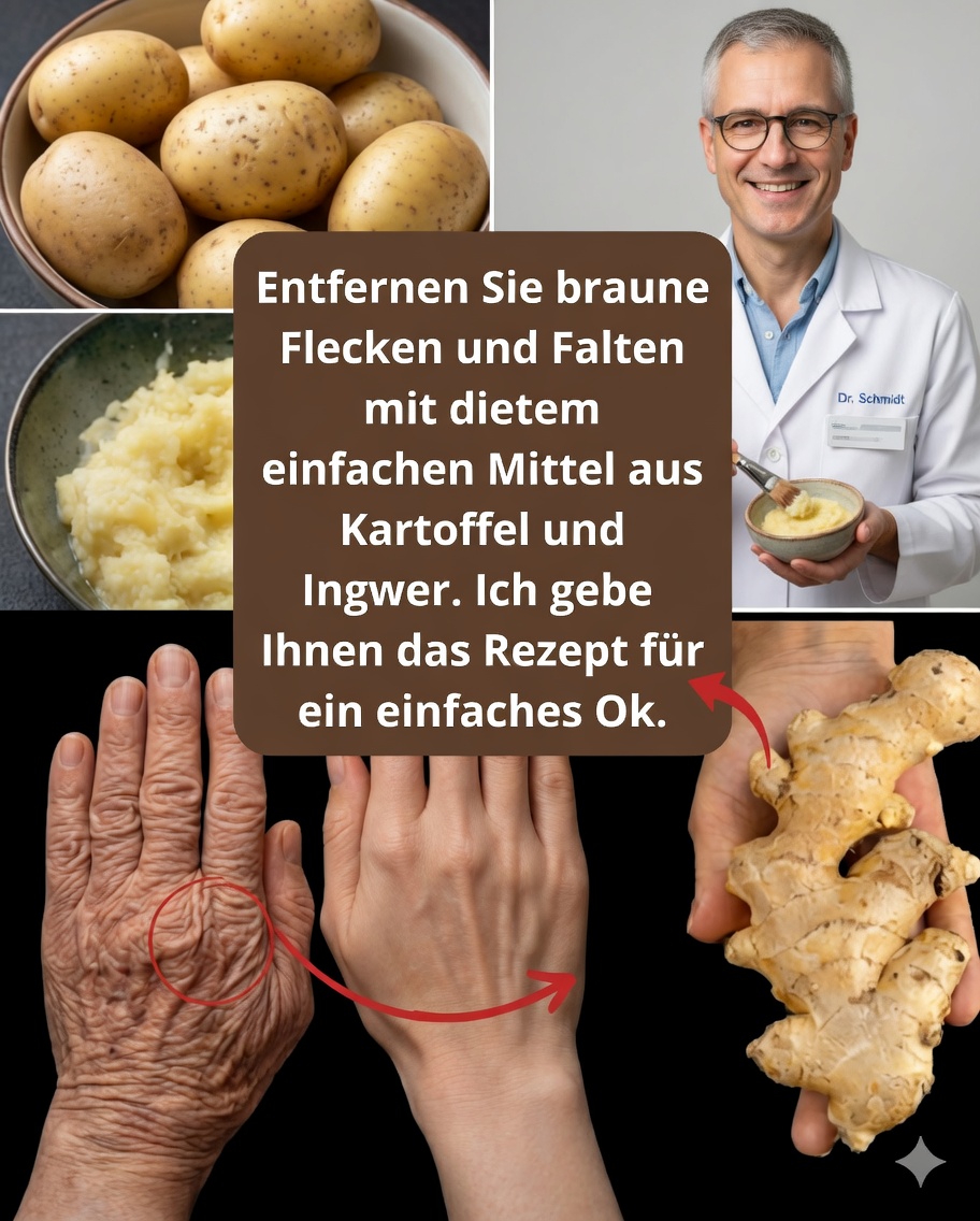 Braune Flecken und Falten auf natürliche Weise beseitigen: Hausmittel für eine jüngere Haut