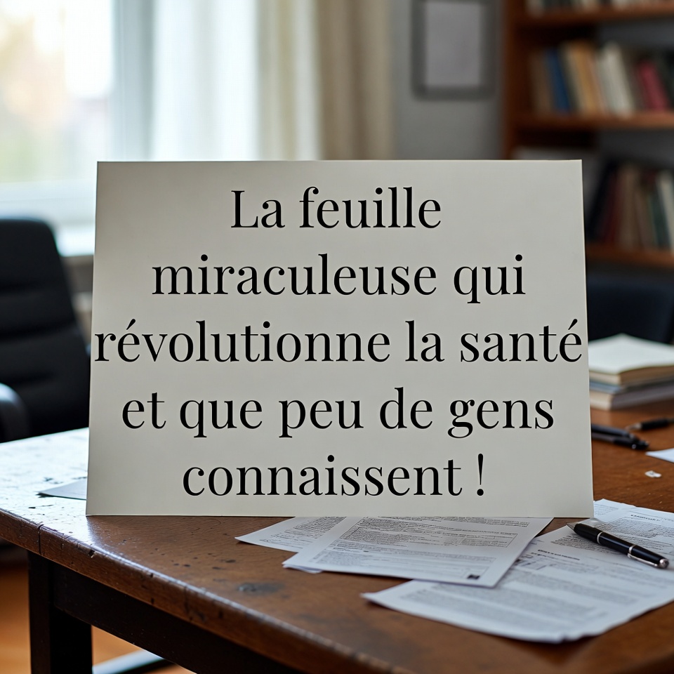 Das wundersame Blatt, das die Gesundheit revolutioniert und das nur wenige Menschen kennen!