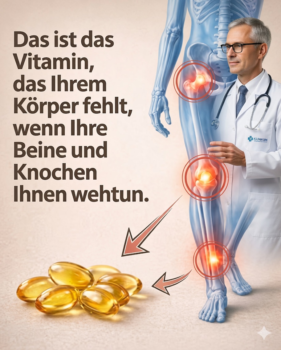 🦵 Das essenzielle Vitamin, das Knieschmerzen lindern könnte