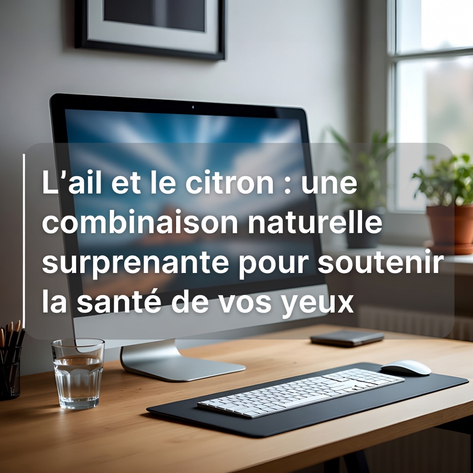 Knoblauch und Zitrone: eine überraschende natürliche Kombination zur Unterstützung der Gesundheit Ihrer Augen