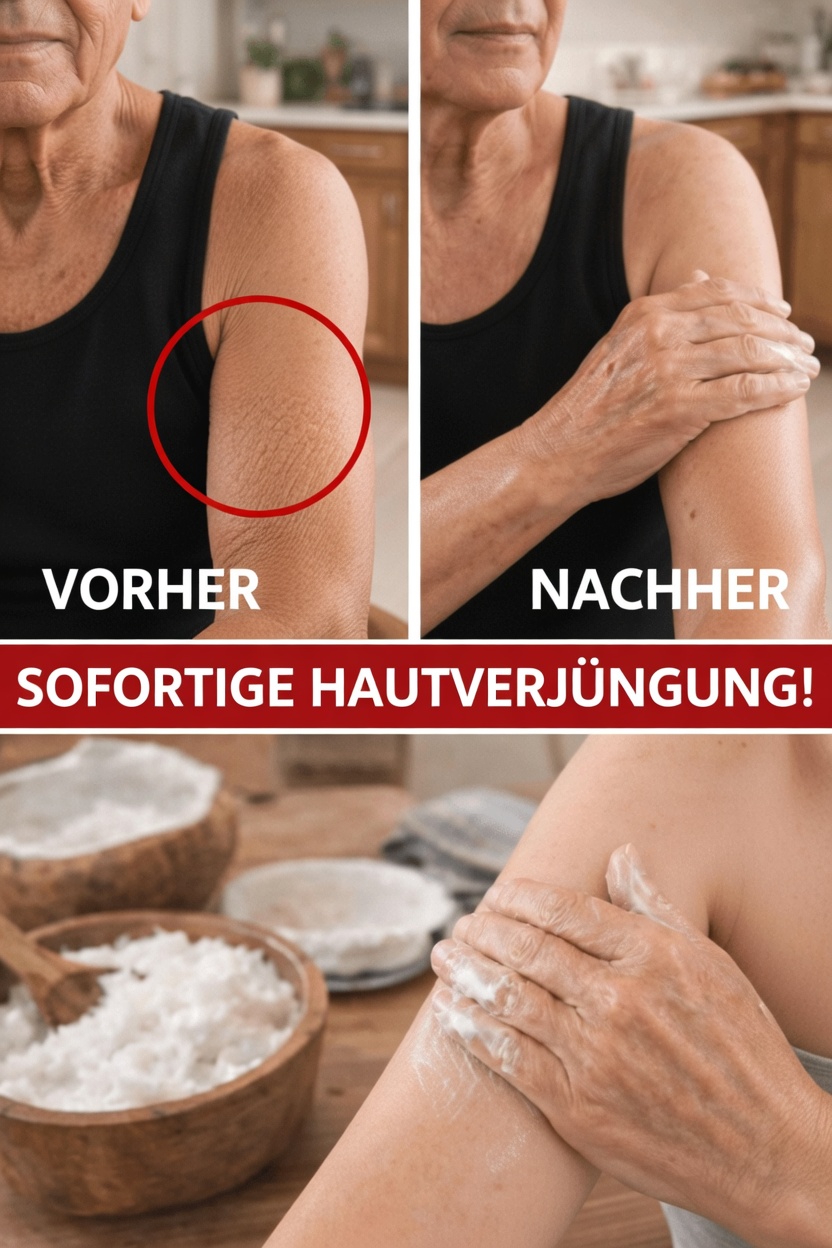 Entdecken Sie diese einfache 2-Minuten-Kokosöl-Gewohnheit, die Senioren für ihre Hautpflege ausprobieren