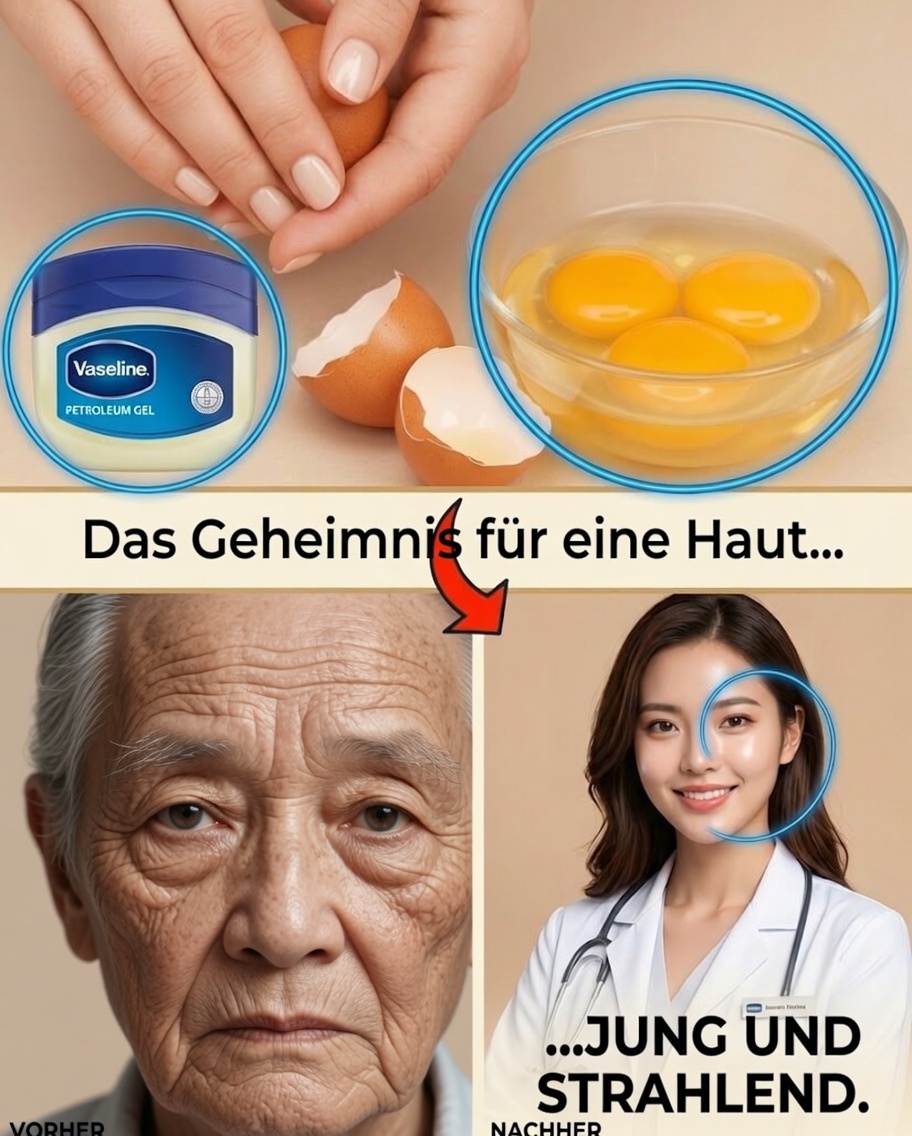 Straffere und prallere Haut nach 60: Die einfache Nachtmaske mit Eigelb und Vaseline, die dem Gesicht wieder Frische verleiht