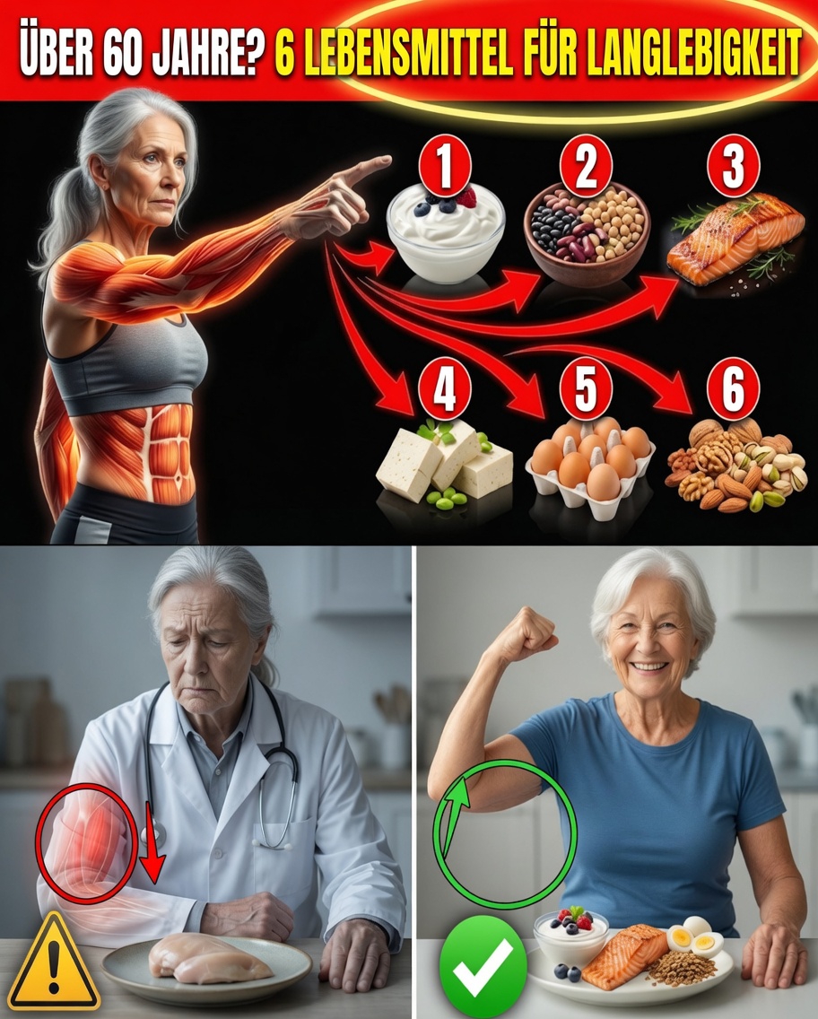 Senioren: Essen Sie diese 5 Lebensmittel vor dem Schlafengehen, um Ihre Muskeln zu schützen