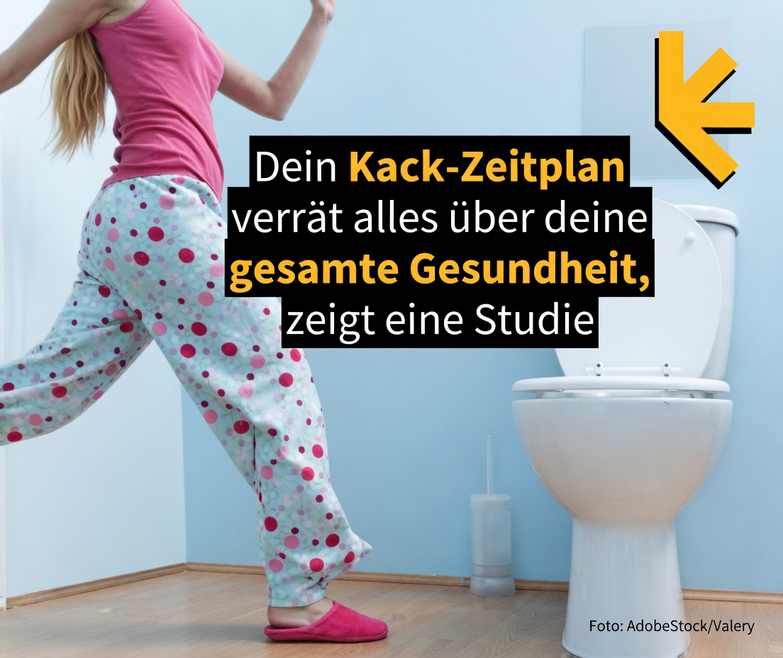 Ihr Stuhlgang-Rhythmus sagt viel über Ihre allgemeine Gesundheit aus, zeigt eine Studie