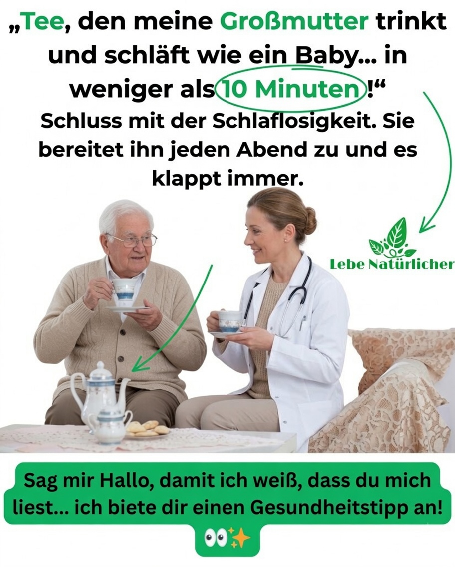Entdecken Sie den natürlichen Kräutertee, der die Nächte meiner Großmutter verändert hat