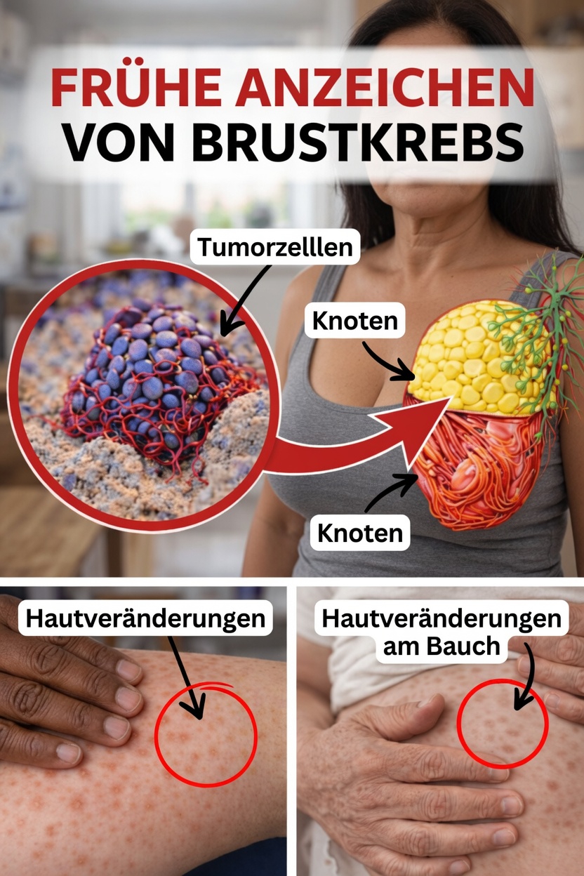 10 frühe Anzeichen und Symptome von Brustkrebs, die Sie niemals ignorieren sollten