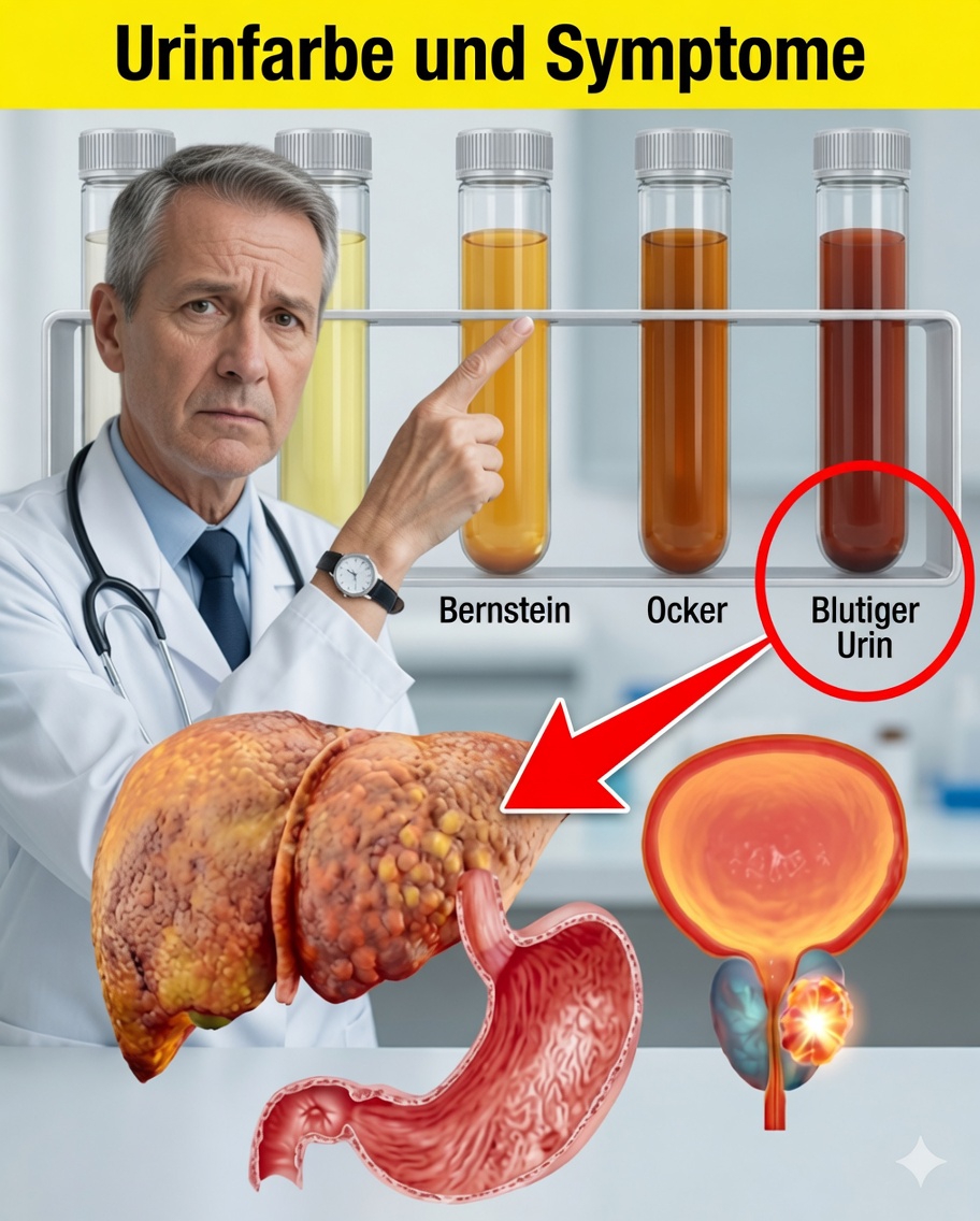 Was die Farbe Ihres Urins über Ihre Gesundheit verrät