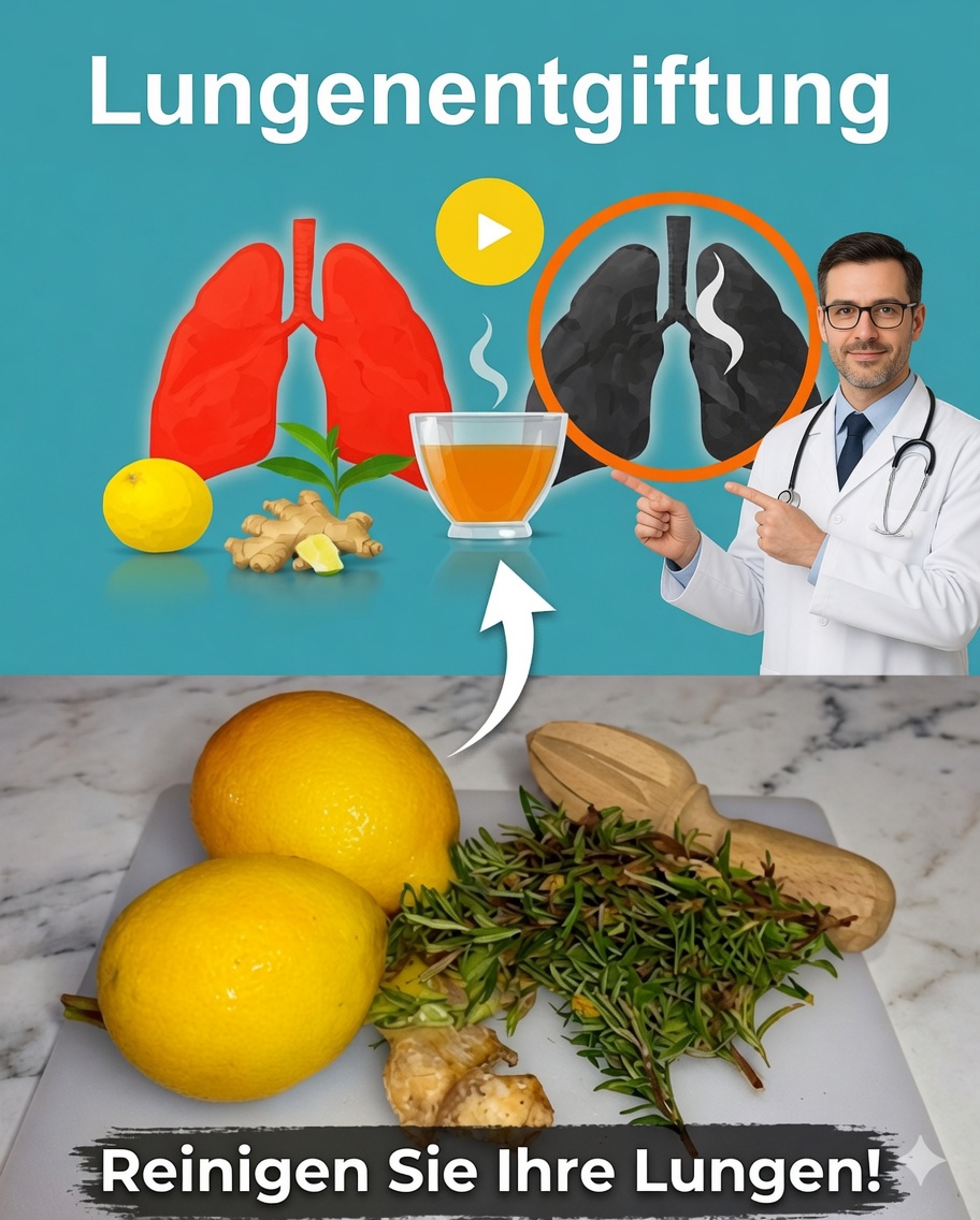 Die wirksamste Methode, um Ihre Lungen zu reinigen: Beseitigen Sie Husten und Schleim in nur 3 Tagen!