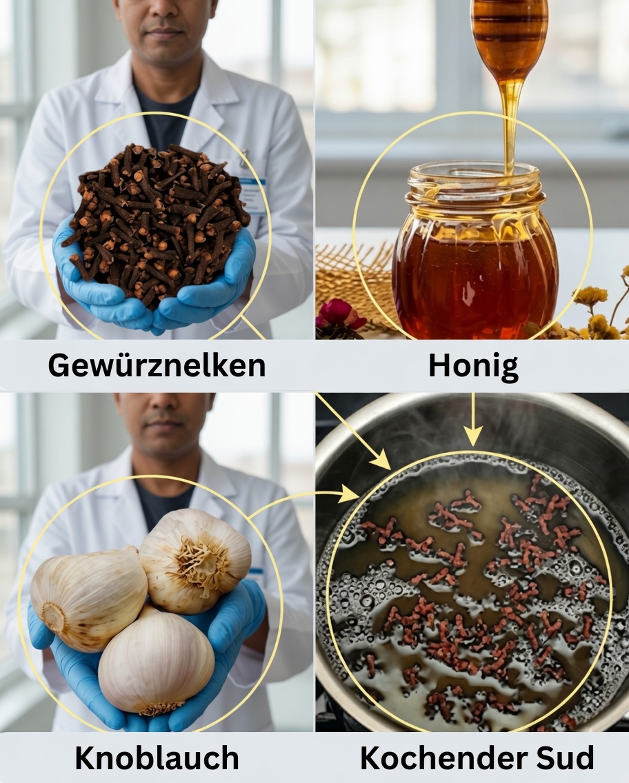 Die Geheimnisse von Knoblauch, Nelken und Honig: Ein kraftvolles natürliches Heilmittel für Ihre Gesundheit und Ihr Wohlbefinden 🍯✨