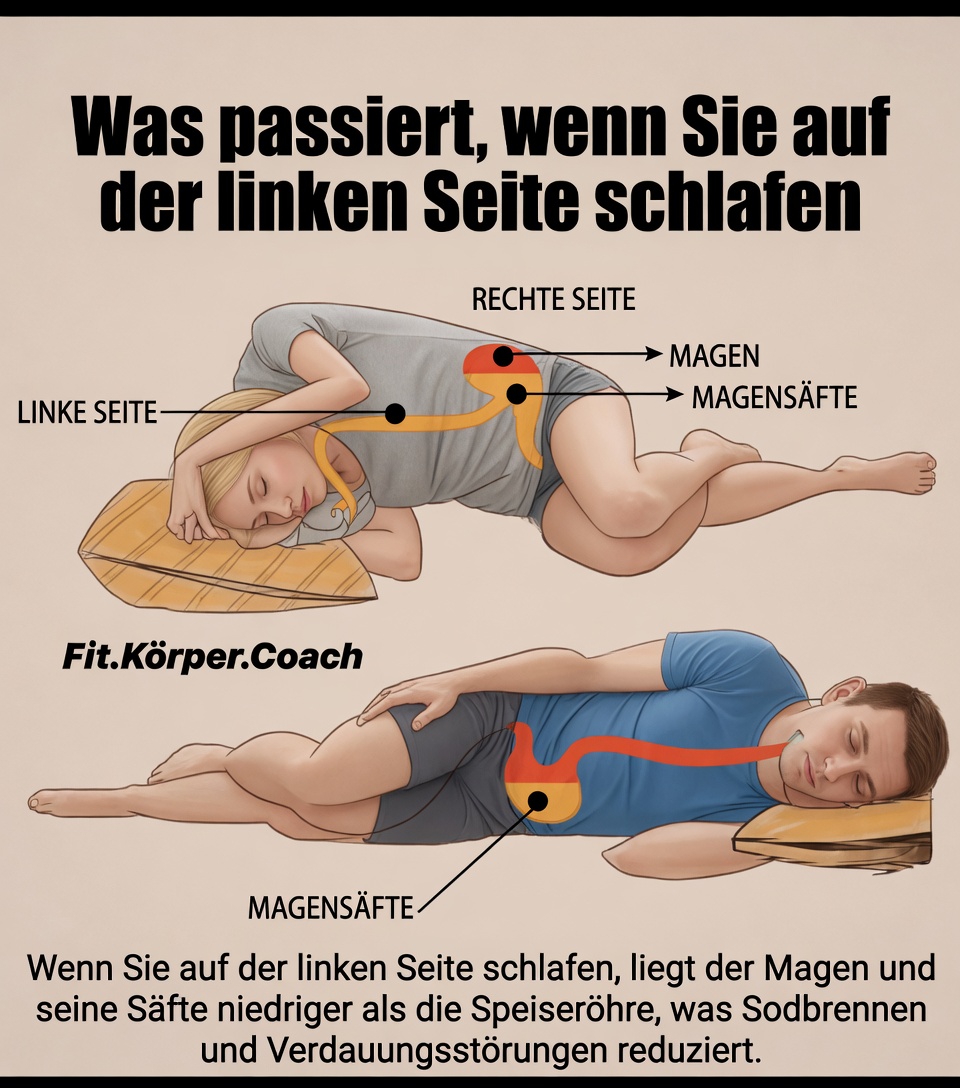 Warum das Schlafen auf der rechten Seite den nächtlichen Komfort beeinträchtigen könnte und was das Schlafen auf der linken Seite verändern könnte