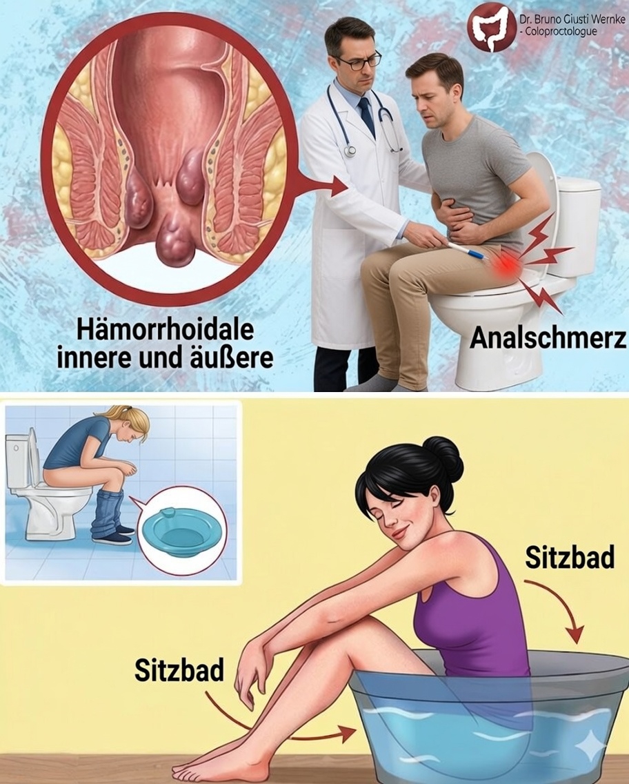 Hämorrhoiden: Wie wird man sie schnell und auf natürliche Weise los?
