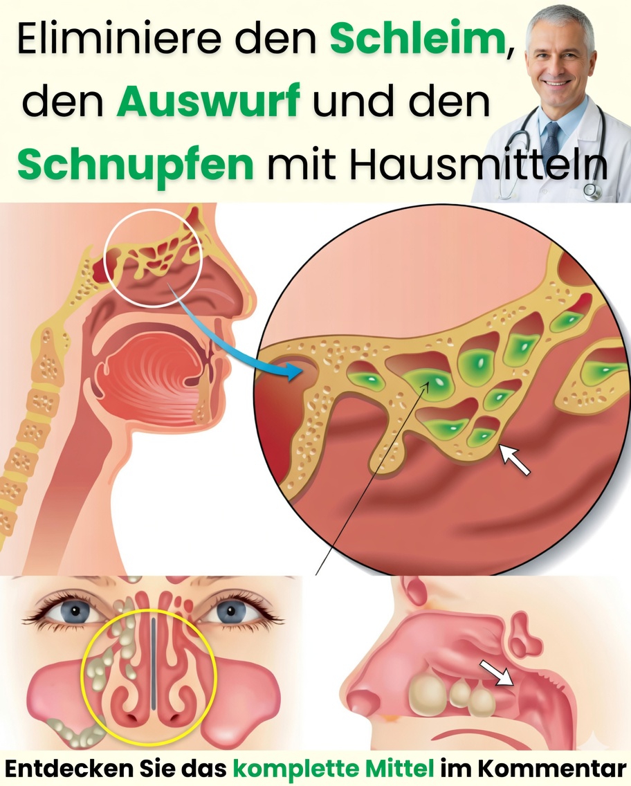 Schleim und Auswurf: Wirksame Hausmittel