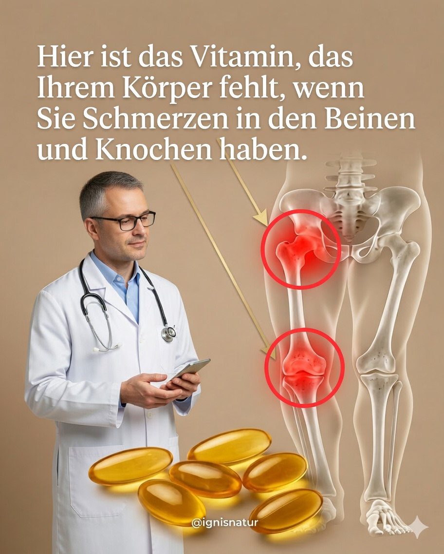 Das essentielle Vitamin zur Linderung von Bein- und Knochenschmerzen