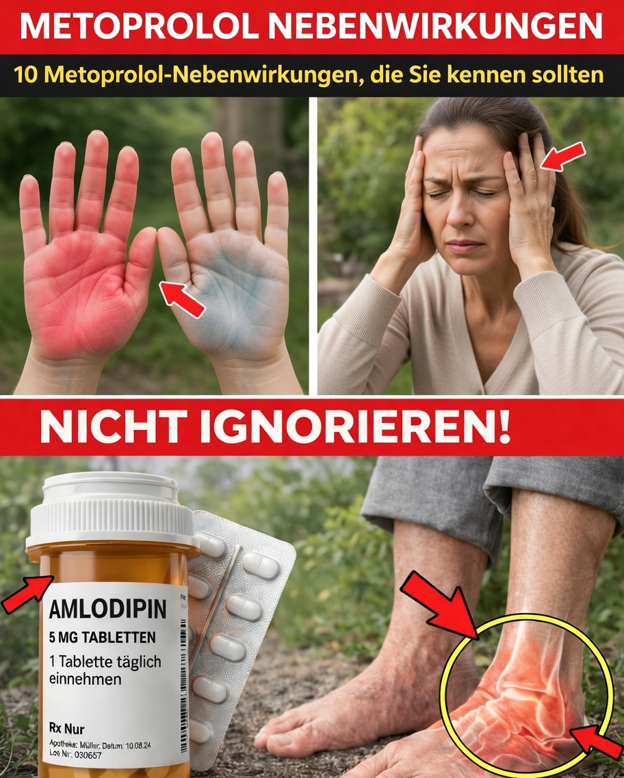 10 häufige Nebenwirkungen von Metoprolol, die Sie kennen sollten: Ihr Leitfaden für ein besseres Medikamentenbewusstsein