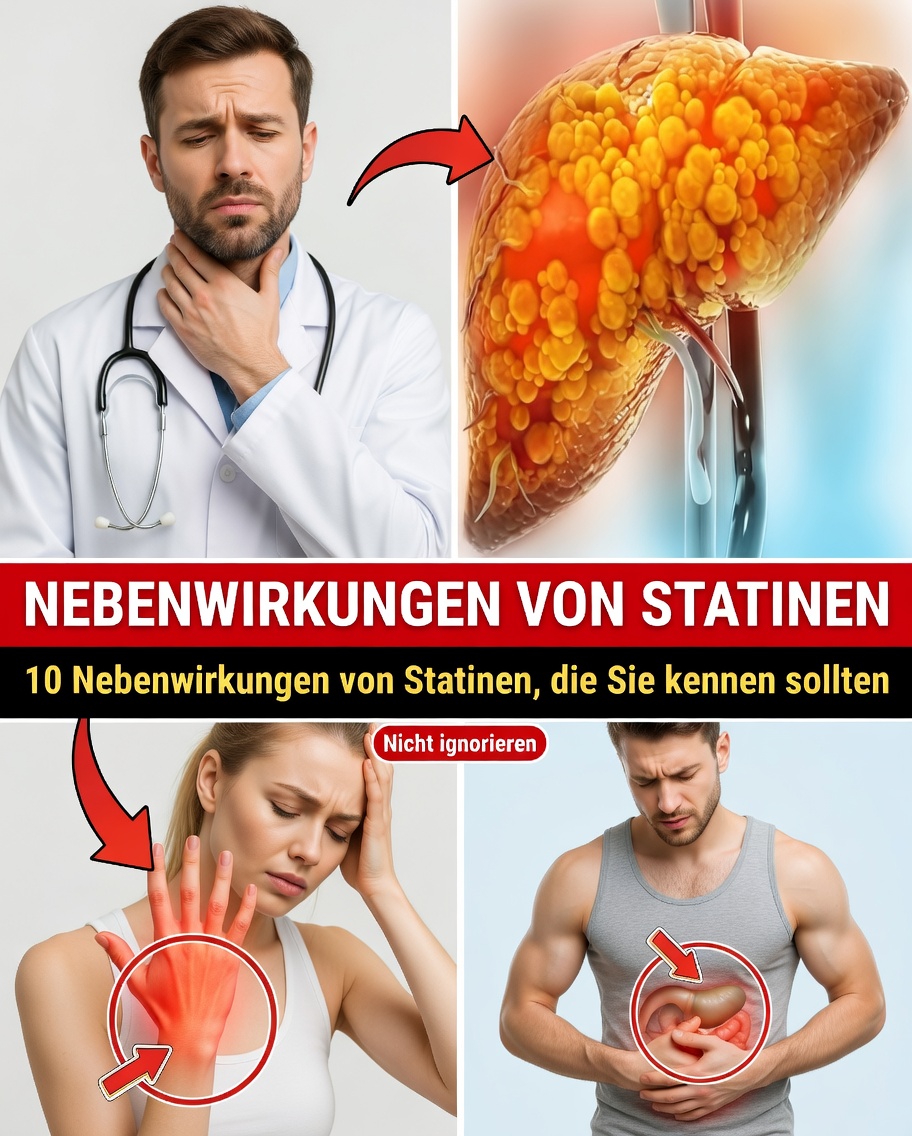 15 wenig bekannte Nebenwirkungen von Atorvastatin, die Ihr Arzt nur selten erwähnt (die aber unbemerkt Ihre Energie, Ihr Gedächtnis und Ihr Wohlbefinden beeinträchtigen könnten)