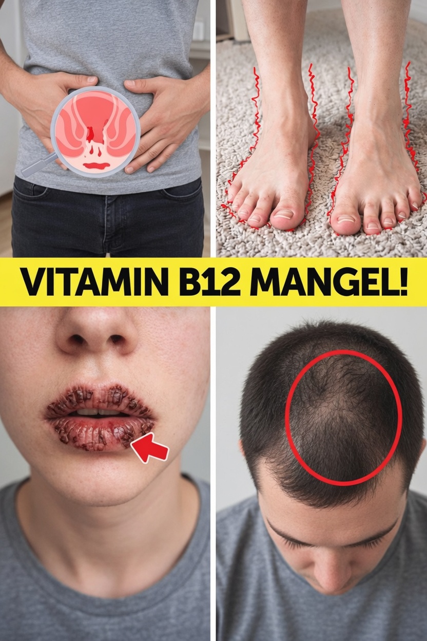 8 ungewöhnliche Anzeichen dafür, dass Ihr Körper möglicherweise einen Vitamin-B12-Mangel hat