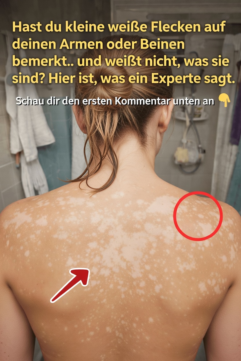 Diese kleinen weißen Flecken an Armen, Beinen und Rücken: Was Sie über diese häufige Hautveränderung wissen müssen