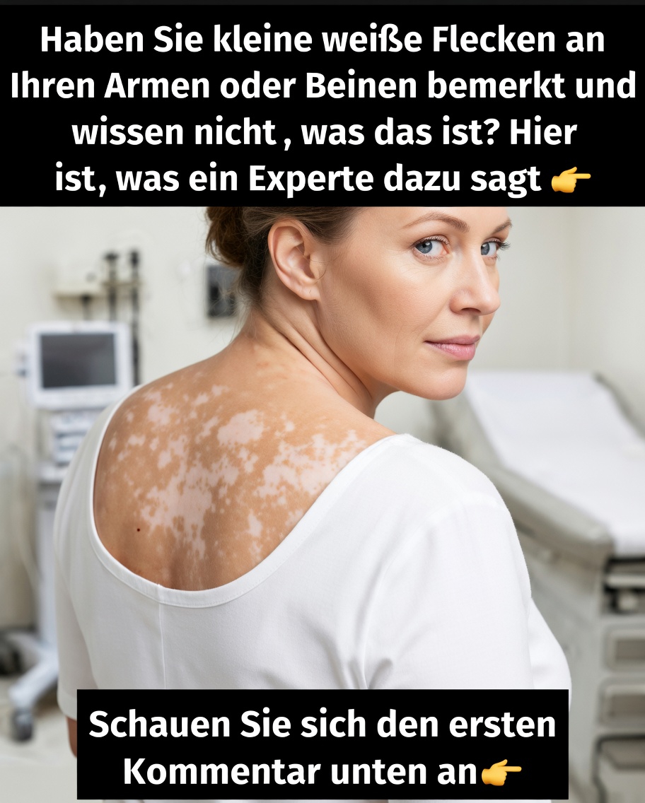 Diese kleinen weißen Flecken an Armen, Beinen und Rücken: Was Sie über diese häufige Hautveränderung wissen müssen