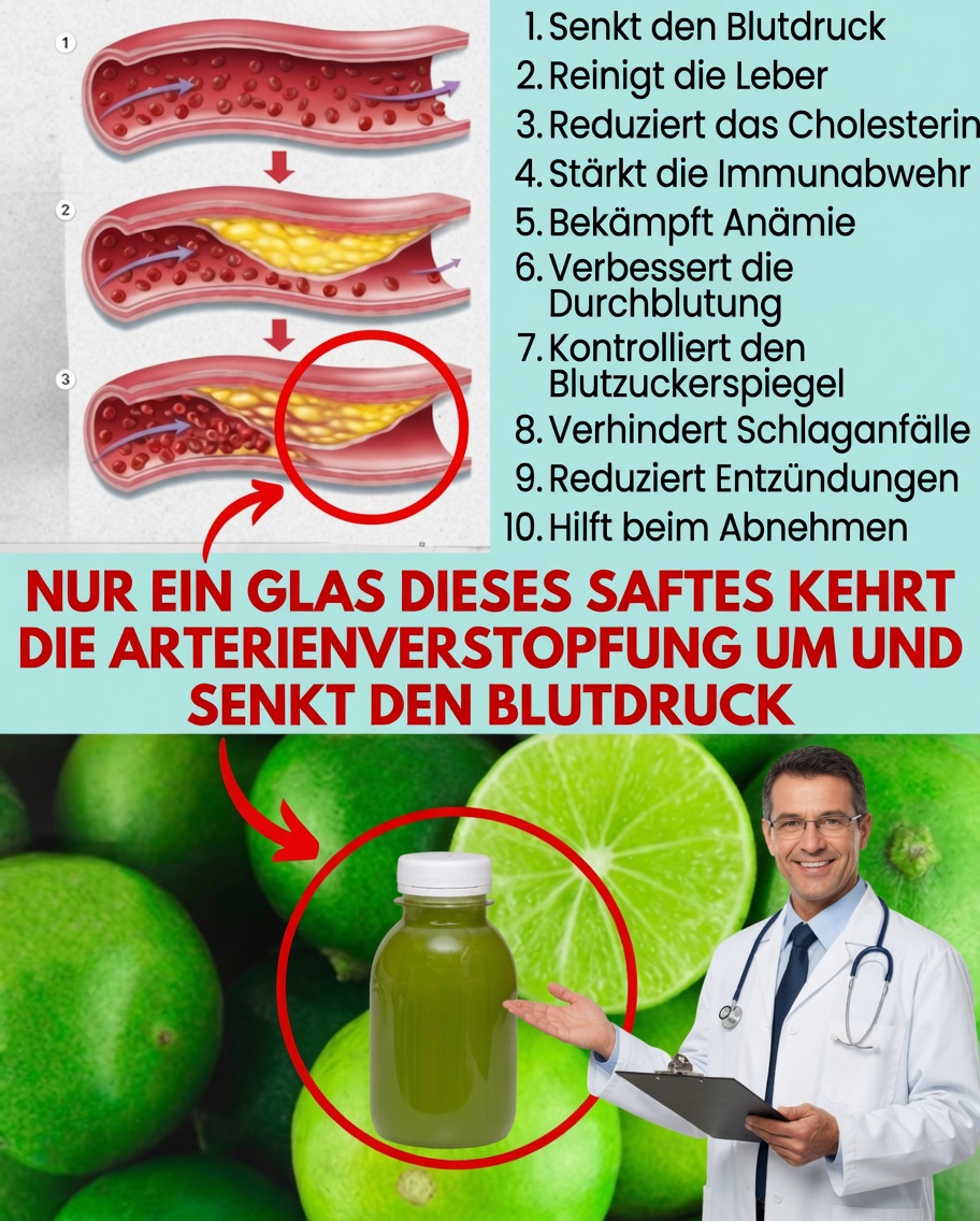 Rote-Bete- und Zitronensaft zur Entgiftung des Körpers und zur Senkung des Blutdrucks