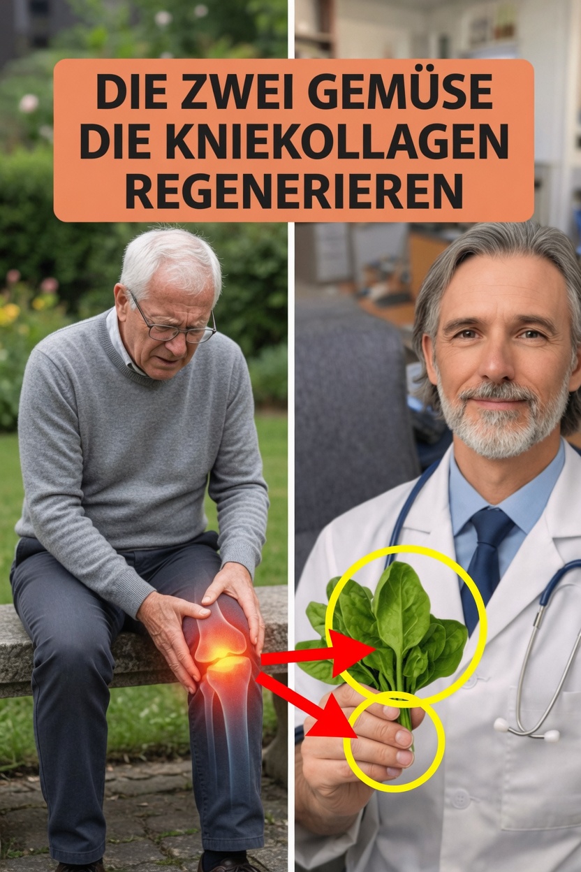 Zwei Gemüsesorten, die die natürliche Kollagenproduktion für gesündere Knie unterstützen