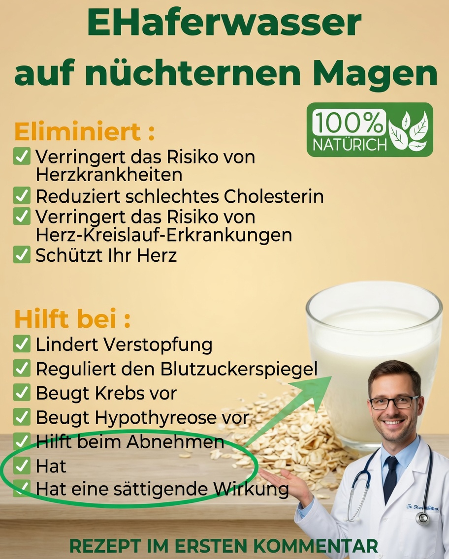 Haferwasser auf nüchternen Magen: Vorteile, Eigenschaften und Zubereitungsweise