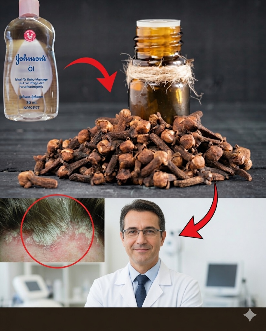 🧴 Fügen Sie dem Babyöl Nelken hinzu und entdecken Sie, was passiert