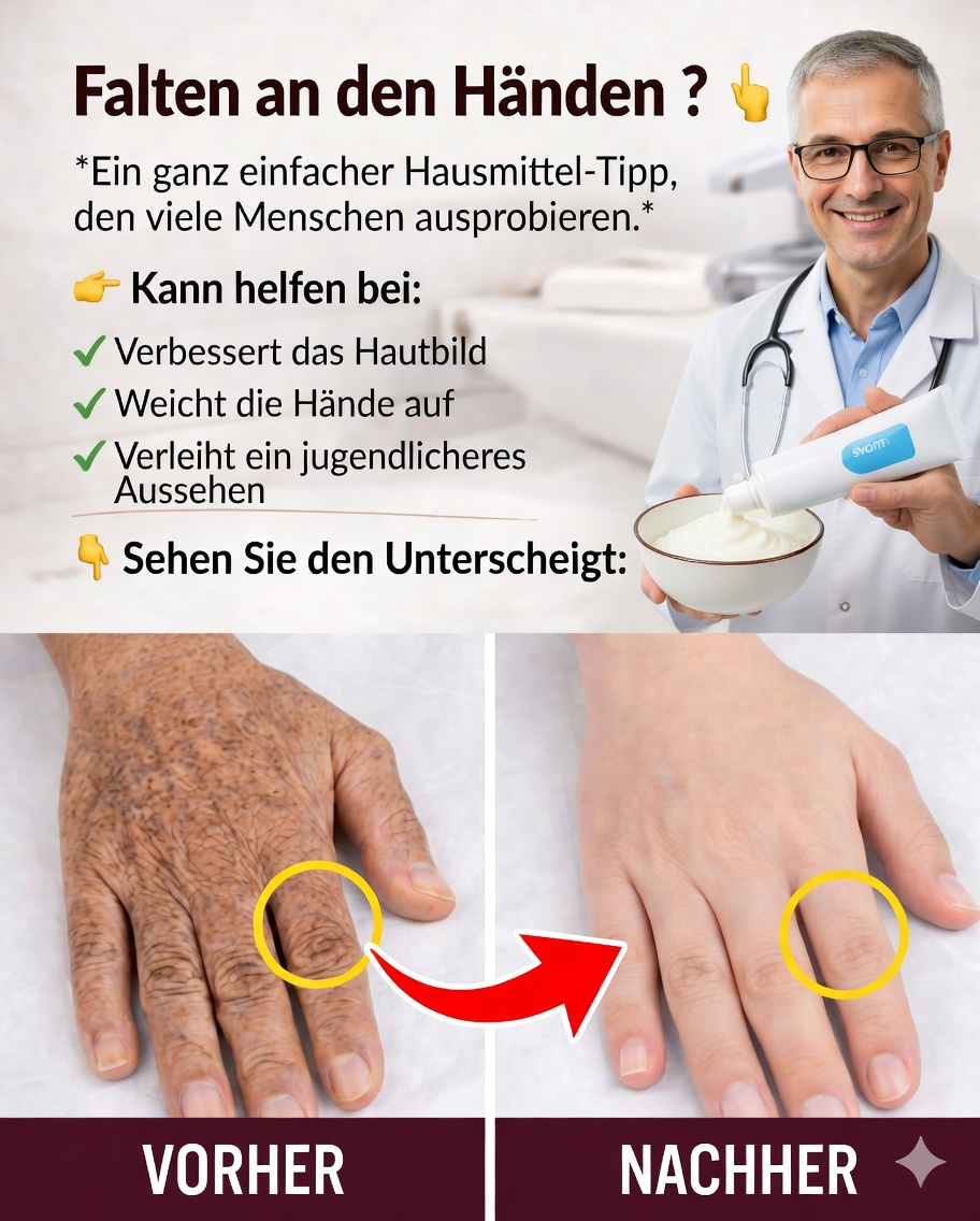 „Es sieht aus, als hätte ich mich einer Schönheitsoperation unterzogen“: das Hausmittel, das viele verwenden, um Falten und Flecken an Händen und Armen zu mildern ✨🖐️