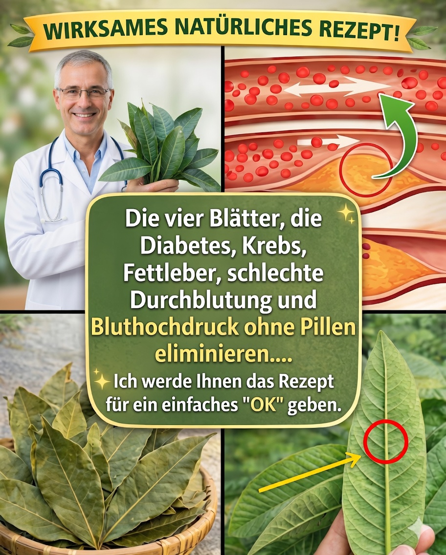 Die vier Heilblätter: Avocadobaum, Guavenbaum, Mangobaum und Lorbeer — Vorteile und natürliche Anwendung 🌿