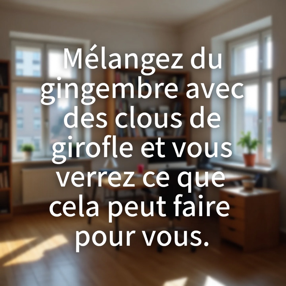 Mischen Sie Ingwer mit Nelken und Sie werden sehen, was das für Sie tun kann