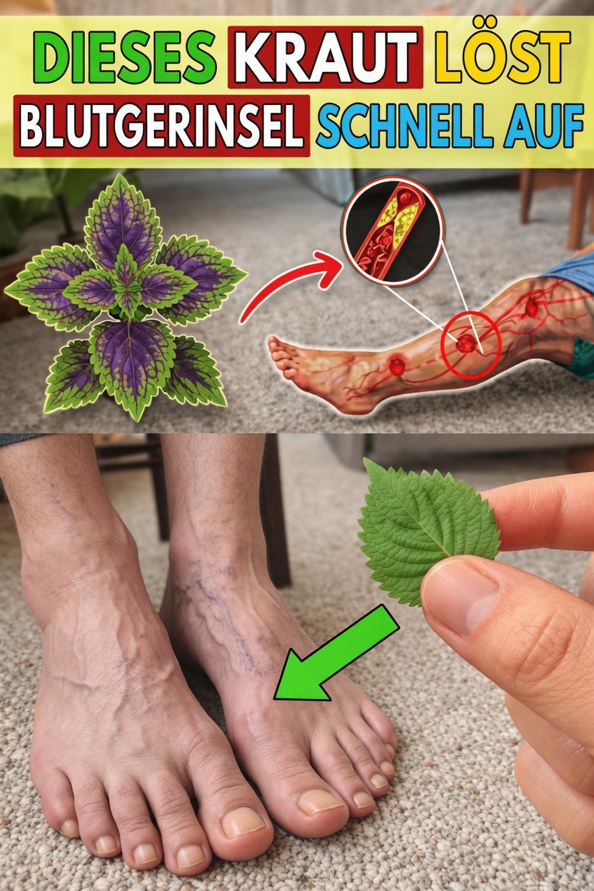 Könnten bestimmte alltägliche Kräuter die Durchblutung der Beine verbessern und dazu beitragen, das Risiko von Blutgerinnseln zu verringern?