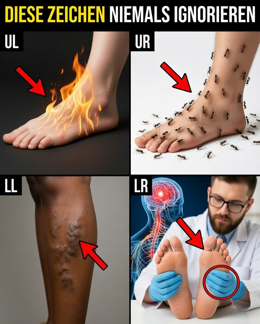 8 stille Anzeichen von Nervenschäden, die in Ihren Zehen beginnen und die Sie möglicherweise ignorieren