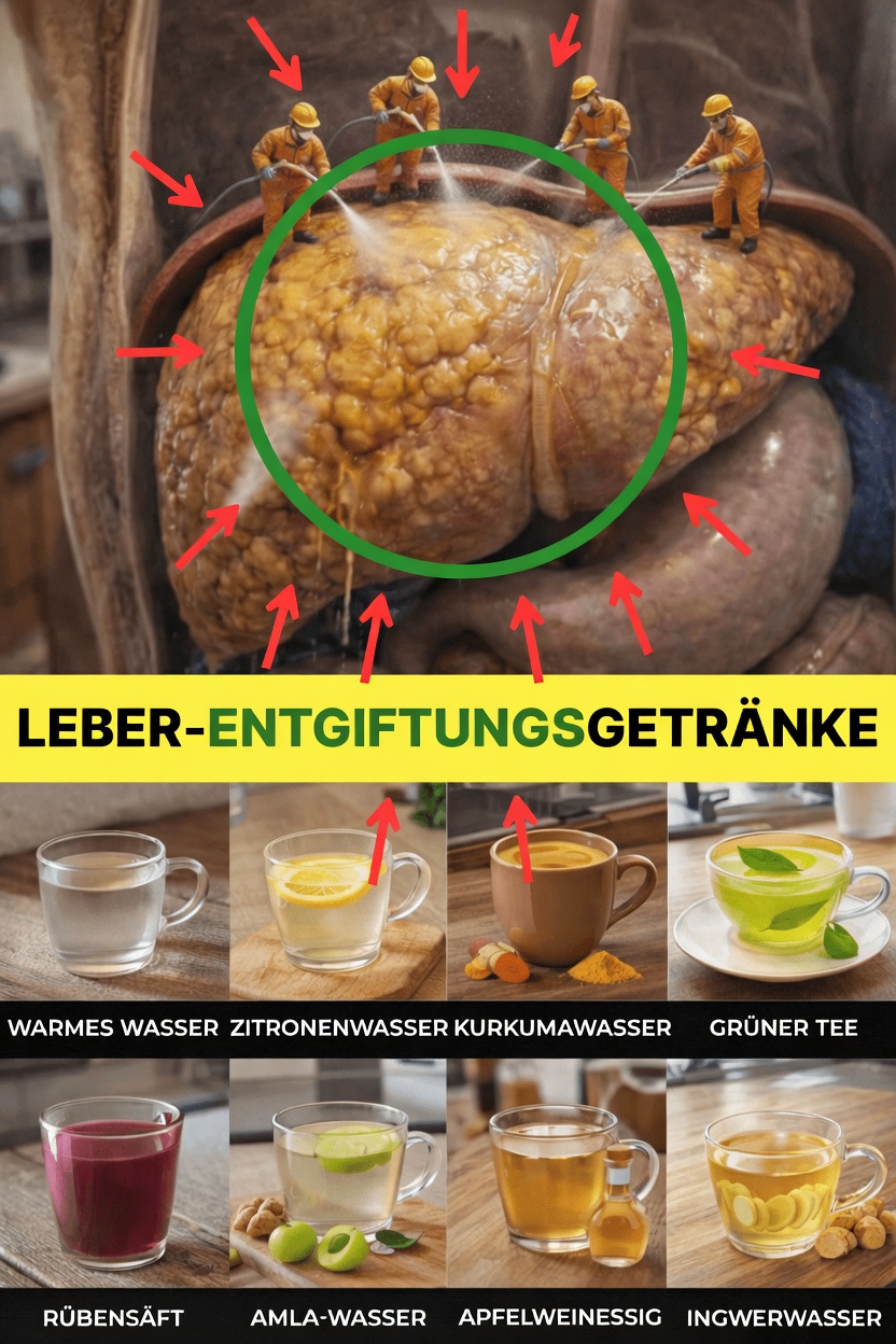8 einfache tägliche Getränke, die die gesunde Leberfunktion auf natürliche Weise unterstützen