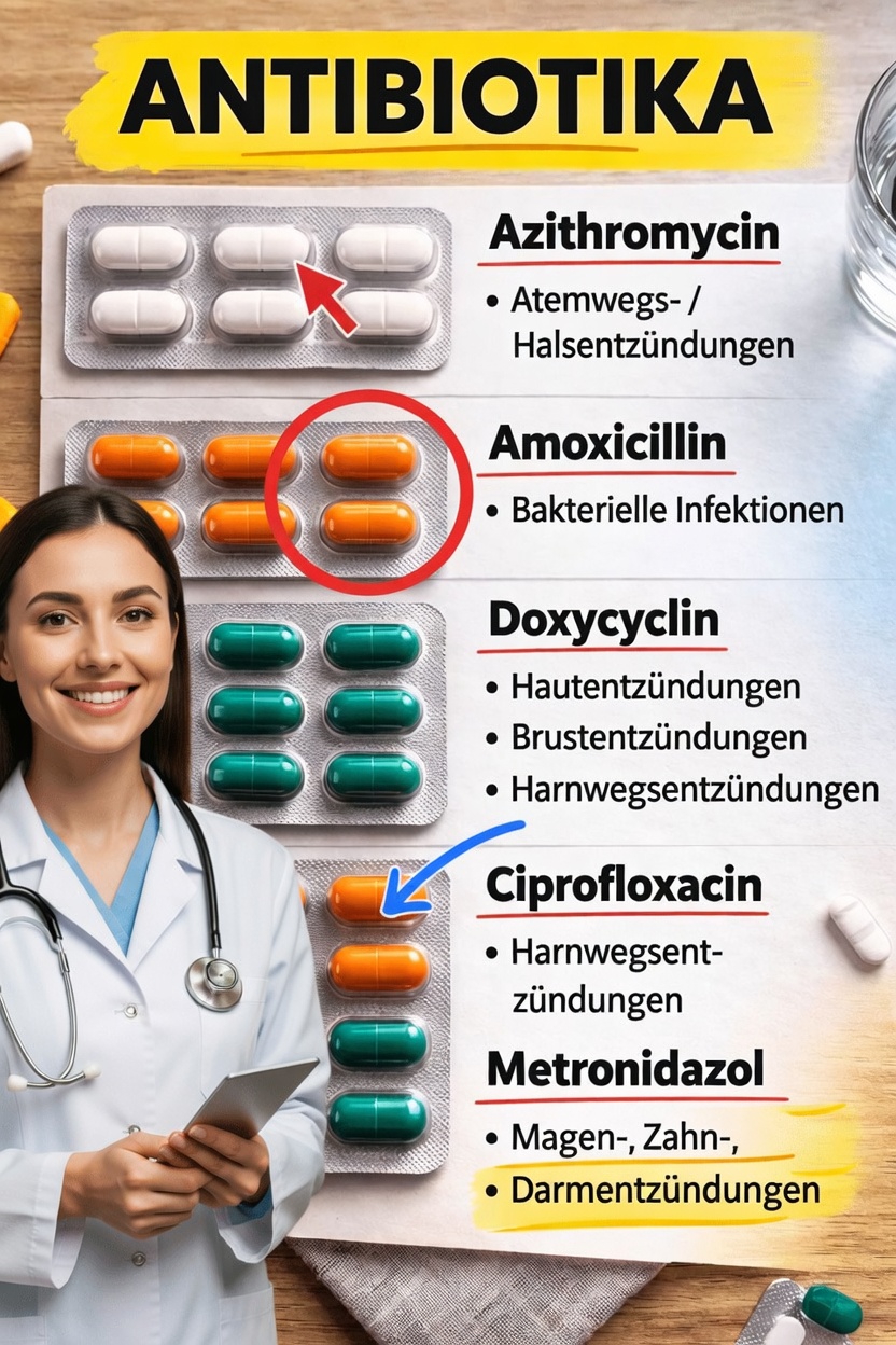Top 5 der gängigsten Antibiotika, die jeder verstehen sollte: Anwendungen und wichtige Fakten