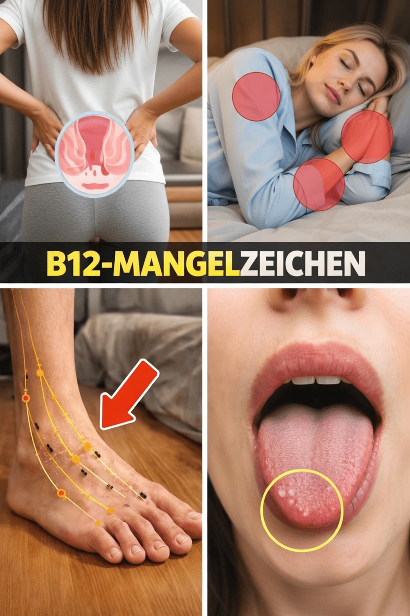 8 Seltsame Anzeichen, dass dein Körper dringend nach Vitamin B12 verlangt – und was sie bedeuten könnten