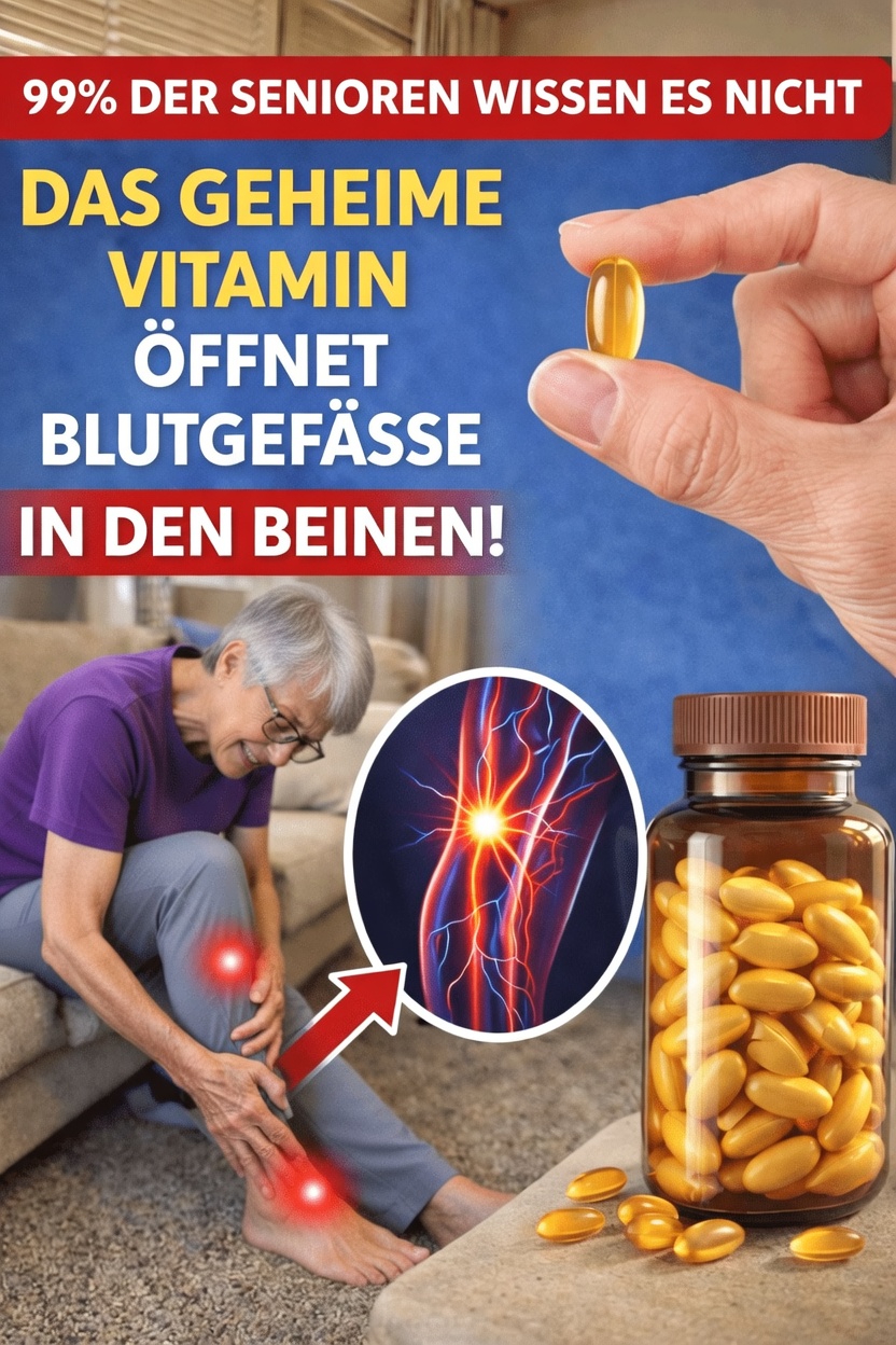 Vitamine für schnell stärkere Beine (Senioren ab 60)
