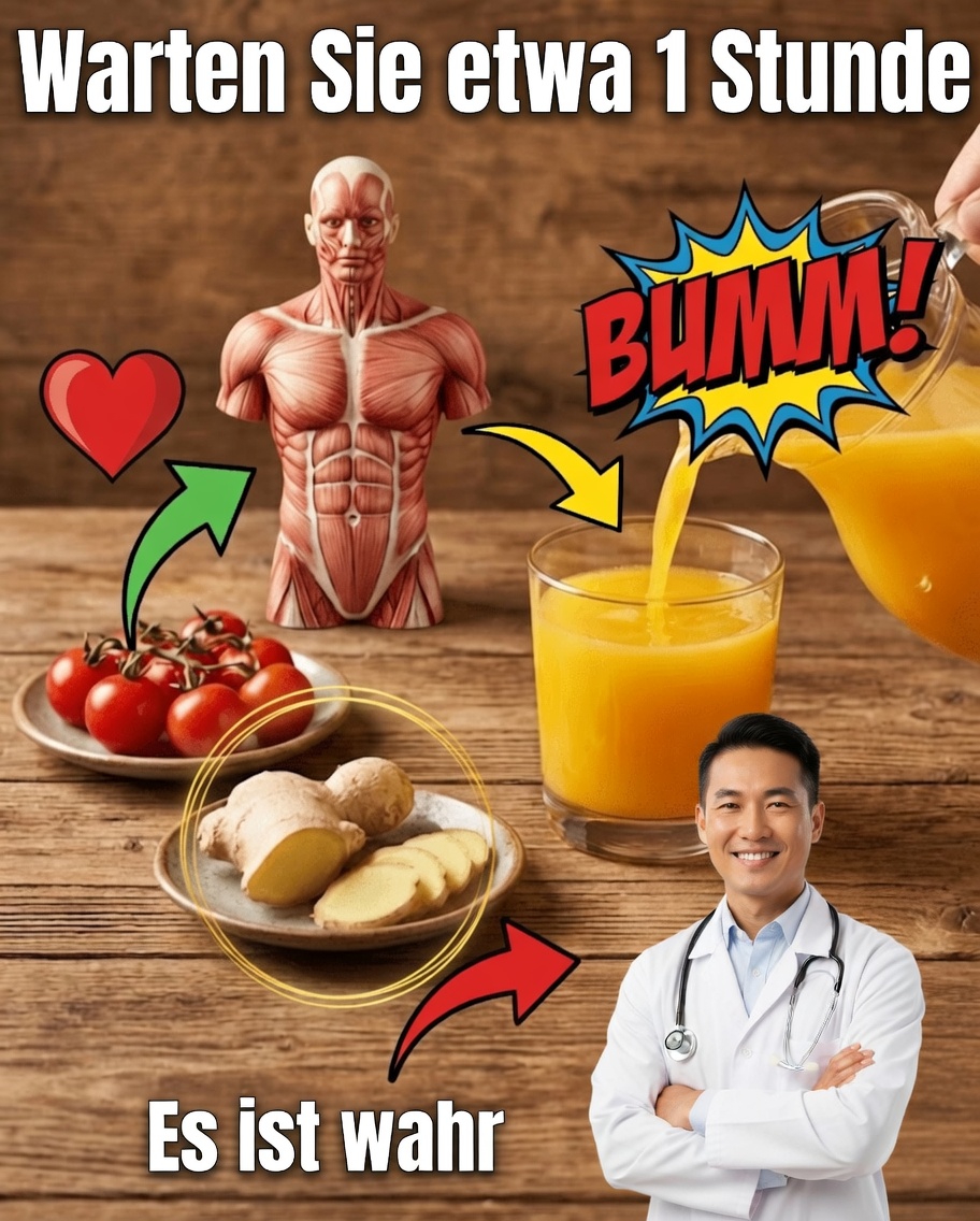 Natürliches Energie-Tonikum: Ingwer + Tomate für ausgeglichene Tage ohne Koffein