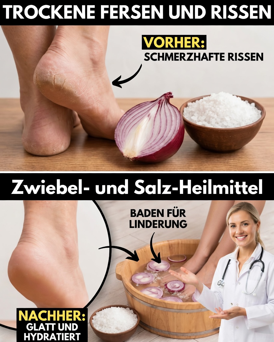 Trockene und schmerzende Fersen? Fünf natürliche Mittel, die wirklich den Unterschied machen