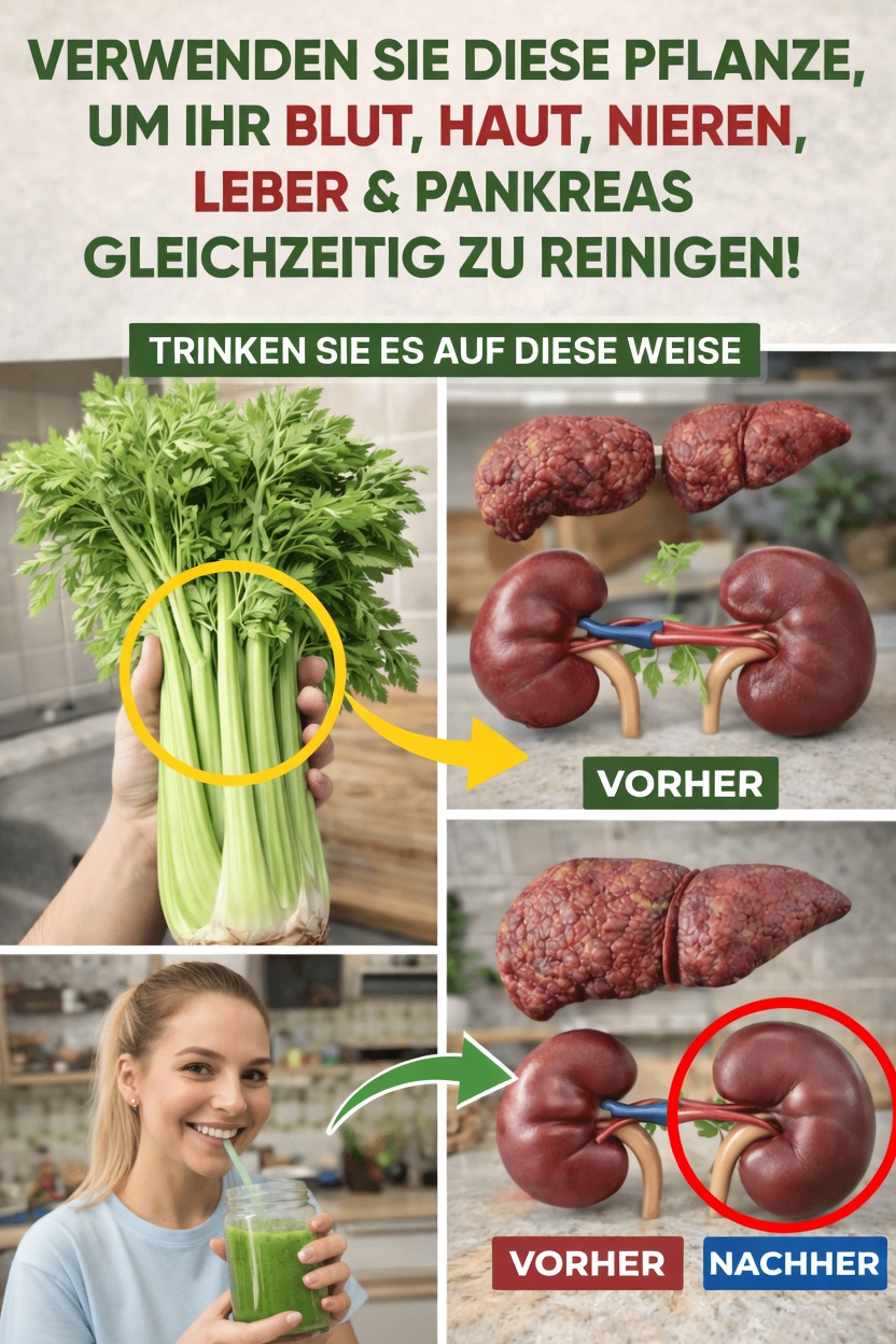 Entdecke die einfache Art, Sellerie in deine Routine zu integrieren, um dein tägliches Wohlbefinden zu unterstützen