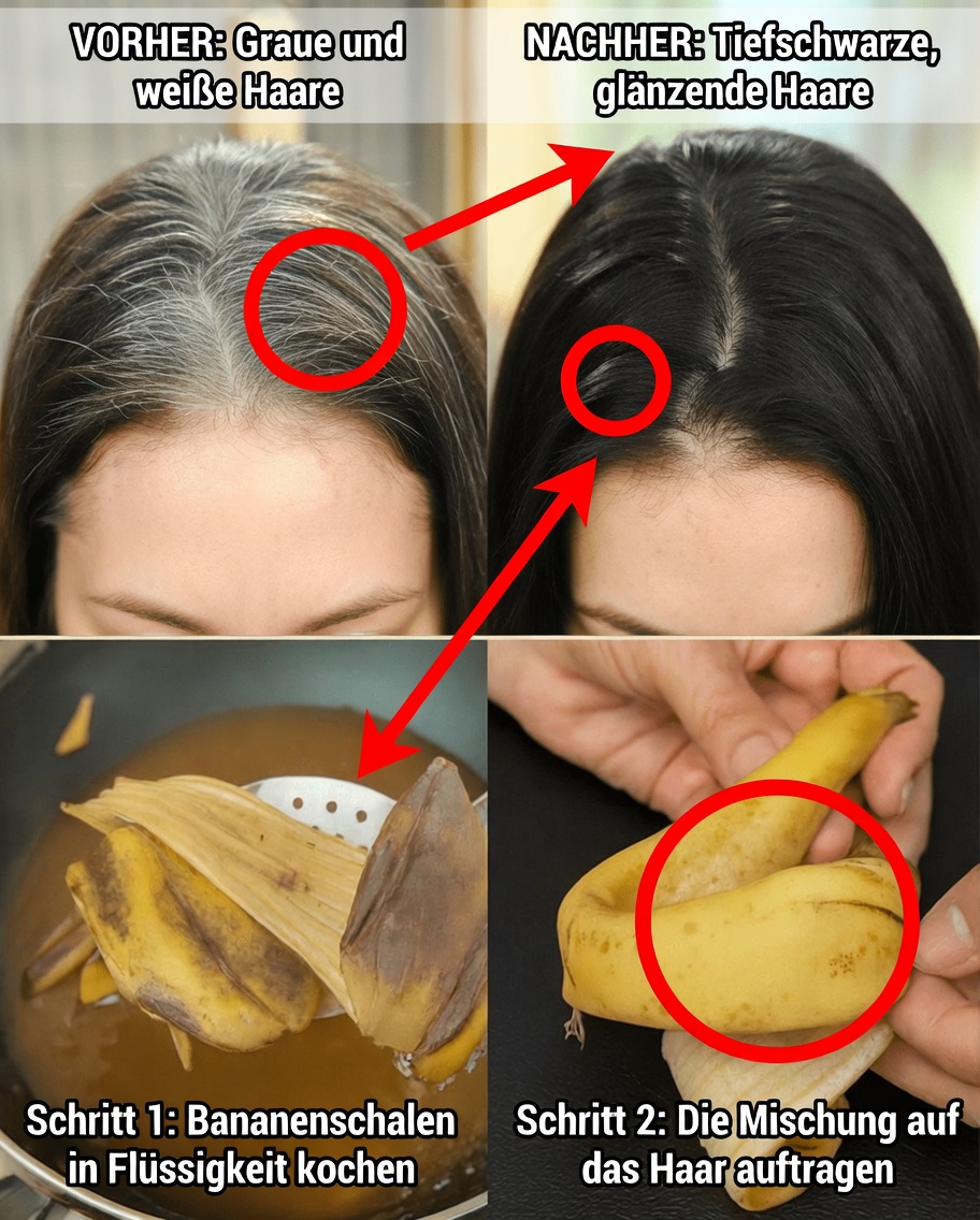 Entdecke die verborgene Kraft von Bananenschalen für gesünderes, kräftigeres Haar